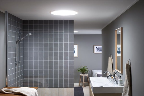 VELUX sun tunnels installed in bathroom